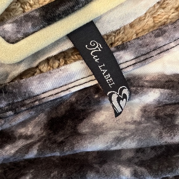 Black and white tie dye high neck dress size small - Picture 3 of 3